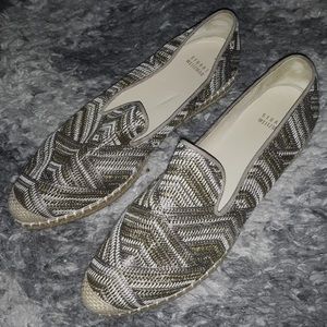 STUART WEITZMAN Lady’s Multicolor Pipecatalan Platform Slipon Espadrille Shoe 10